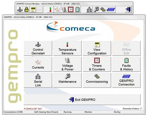 Software de supervisión - GEMPRO - Comeca Group - de mando / configuración / de mando