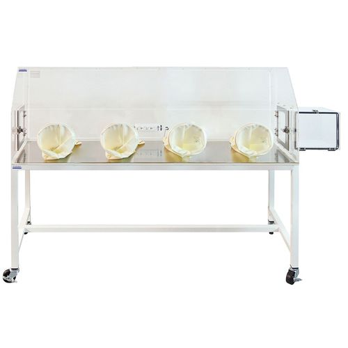 Caja de guantes aislante - 2100-4-E - Cleatech LLC - para aplicaciones de laboratorio / de fibra acrílica