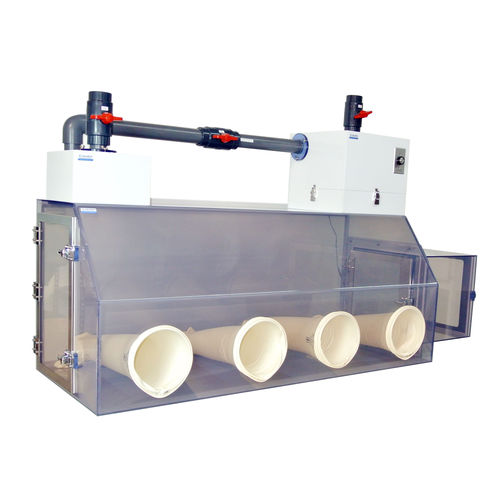 Caja de guantes para aplicaciones de laboratorio - 2400-4-F - Cleatech LLC - de PVC