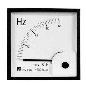 Frecuencímetro analógico - 45 - 65 Hz | IFQE series - F.C. Misure