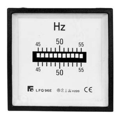 Frecuencímetro analógico - 47 - 65 Hz | LFQE series - F.C. Misure