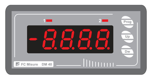 Indicador de proceso - 48 x 96 mm, 3 VA | DM 40 - F.C. Misure - digital / para montaje sobre panel