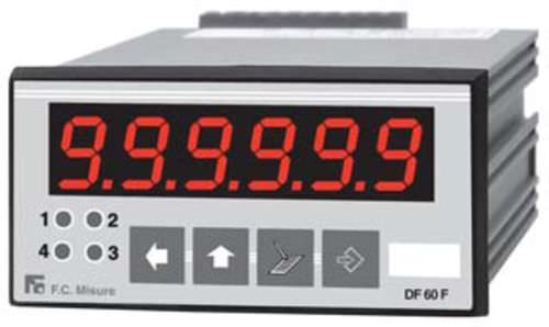 Contador horario - 48 x 96 mm, 6 VA | DF 60F - F.C. Misure - digital / electrónico / programable