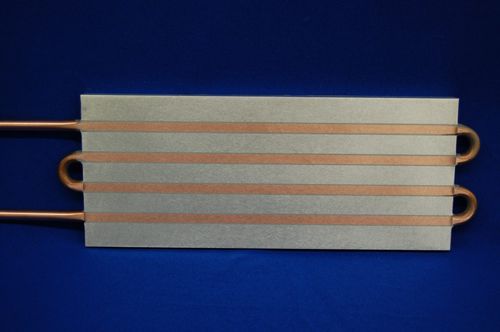 Placa fría con refrigeración por líquido - HB-4P Series - D6 Industries, Inc. - de aluminio / de cobre