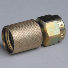 Adaptador hidráulico para calibre - Trico - roscado / de acero al carbono