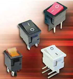 Interruptor basculante - LR series - CHERRY - bipolar / antipropagación de fuego / electromecánico