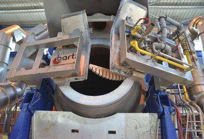 Horno giratorio - BARTZ MASCHINENBAU GMBH - térmico / automático / continuo