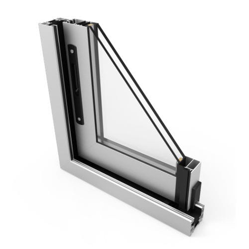 Corredera de aluminio - XS-60 TH  - EXTRUGASA INTERNACIONAL S.A.