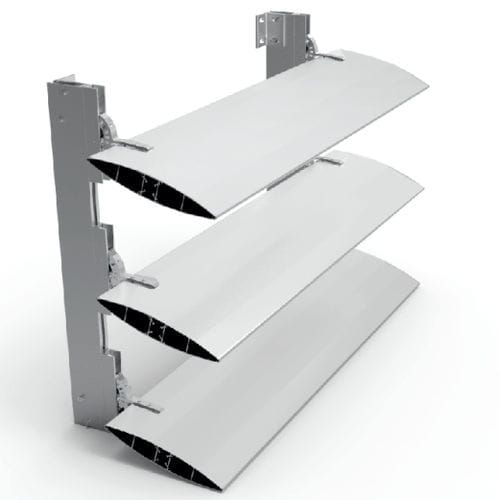 Sistema de protección solar horizontal - EXTRUGASA INTERNACIONAL S.A. - de aluminio