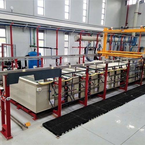 Instalación de anodizado para aluminio - MONTI ENGINEERING SRL