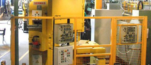 Máquina de aserrar para cobre - SERMAS INDUSTRIE SAS - circular / vertical / de metales no ferrosos