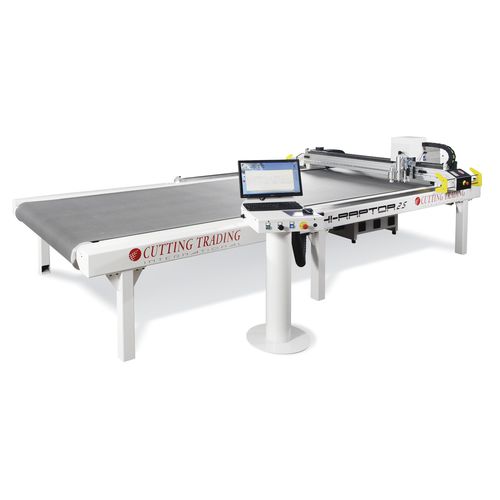 Máquina de corte de cuchilla - RAPTOR HI 2.5  - Cutting Trading International SRL - para textiles / para materiales compuestos / CNC