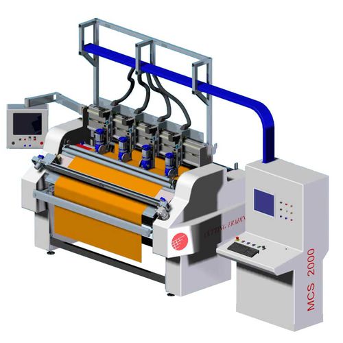 Sistema de corte de hoja rotativa - MCS 1000, MCS 3500 - Cutting Trading International SRL - de tejido / NC / multicabezal