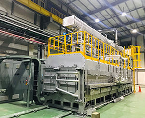 Horno de solera móvil - HANWHA MACHINERY - de calcinado / batch