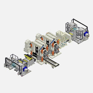 Prensa eléctrica - HANWHA MACHINERY - de rodillos / de alta presión