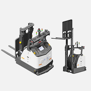 Carretilla elevadora eléctrica - HANWHA MACHINERY - con guiado automático / de alta eficacia