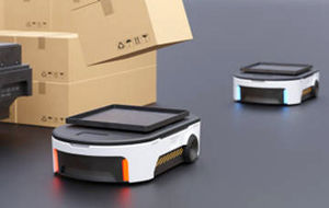 Robot móvil autónomo (AMR) para almacén - KIVA  - HANWHA MACHINERY