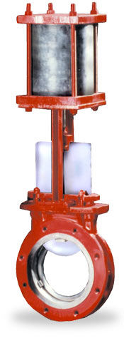 Válvula de guillotina - G series - Red Valve - con control neumático / de control / para productos químicos