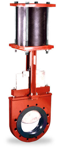 Válvula de guillotina - Flexgate - Red Valve - con control neumático / de corte / bidireccional