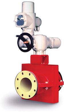 Válvula de manguito - 5200 E - Red Valve - eléctrica / de control / para fango