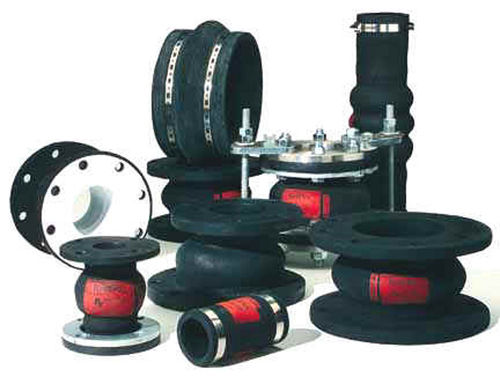 Compensador de dilatación de caucho - J1 series - Red Valve - redondo / con brida / para aguas de desagüe