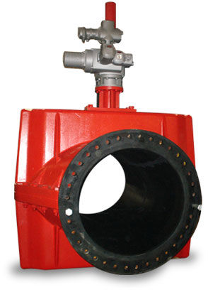 Válvula de manguito - 75 Megaflex - Red Valve - manual / de corte / para sólidos