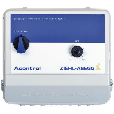 Unidad electrónica de control de tensión - Dcontrol, Ucontrol, Acontrol - ZIEHL-ABEGG
