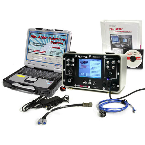Sistema de equilibrado portátil - PBS-4100+ - MTI Instruments - para aplicaciones aeronáuticas / para rueda de turbina