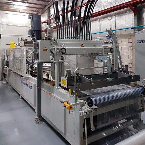 Línea de producción de productos de cristal - Schmidt & Heinzmann GmbH & Co KG - de fibras bicomponente / automática