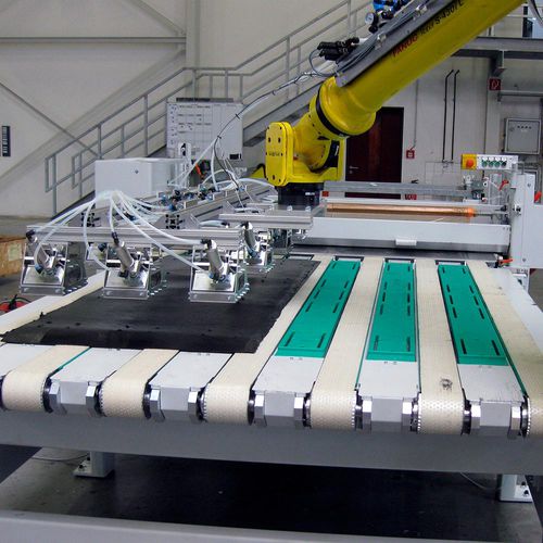 Máquina de corte de cuchilla - Schmidt & Heinzmann GmbH & Co KG - de cuchilla / para material plástico / de placas