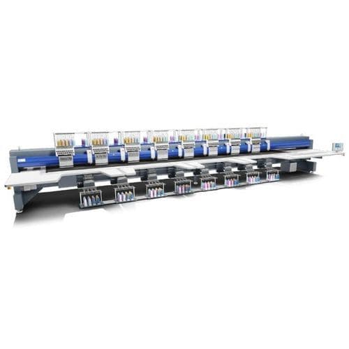 Máquina bordadora 8 cabezales - CYHH 0818-840 (1200) - ZSK Technical Embroidery Systems - asistida por ordenador