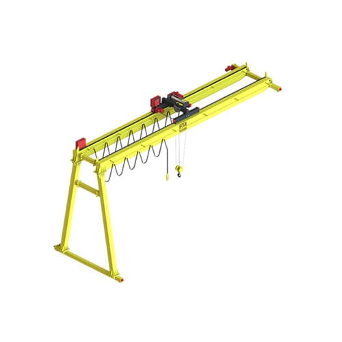 Semipórtico portátil - KM KUMSAN CRANE SYSTEMS - de riel doble
