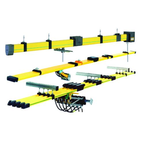 Riel conductor de plástico - KM KUMSAN CRANE SYSTEMS - multipolar / cerrado / compacto