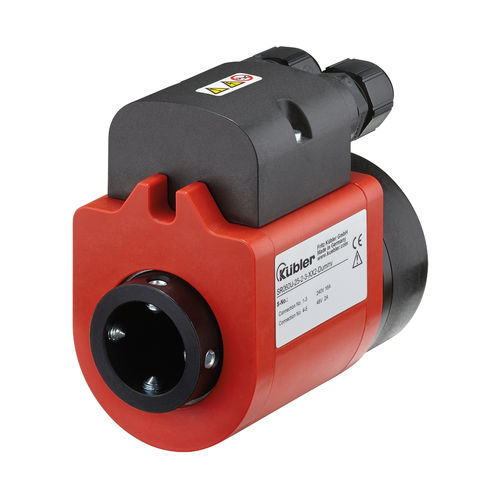 Anillo colector de eje hueco - SR060U - KÜBLER GmbH - para embalaje / para máquina de embalaje / de acero inoxidable