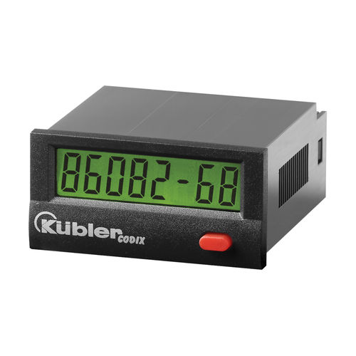 Contador horario - Codix 134 - KÜBLER GmbH - de 7 dígitos / electrónico / para montaje en panel