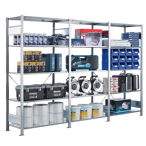 Sistema de estanterías para depósito de almacenamiento - SCHULTE Lagertechnik - Gebr. Schulte GmbH & Co. KG - unilateral / para producto de gran tamaño
