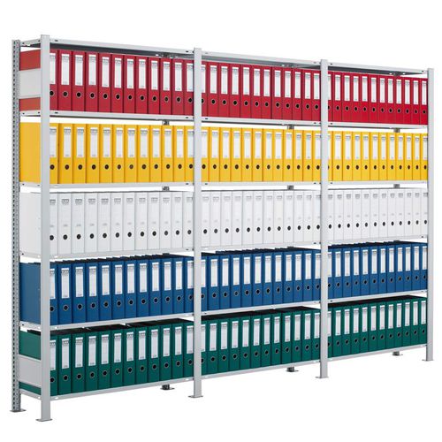 Sistema de estanterías de oficina - SCHULTE Lagertechnik - Gebr. Schulte GmbH & Co. KG - unilateral / doble cara / modular