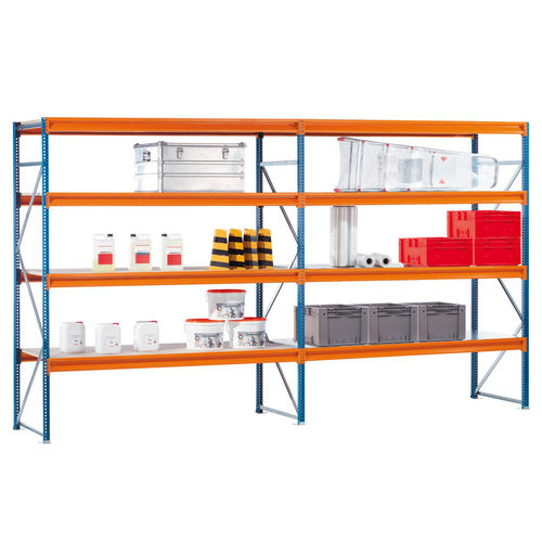 Sistema de estanterías para depósito de almacenamiento - W 100 - SCHULTE Lagertechnik - Gebr. Schulte GmbH & Co. KG - doble cara
