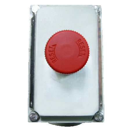 Caja botonera de parada de emergencia - KDE1L0 - Interking Enterprises Ltd. - de 1 botón / IP65 / antideflagrantes