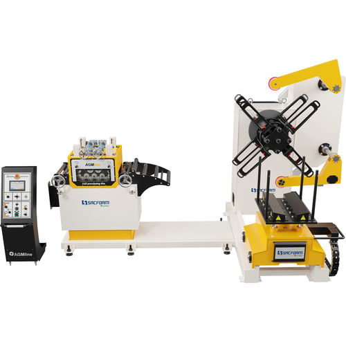 Línea de alimentación compacta - M series - SACFORM / AGMline - de metal / con enderezador