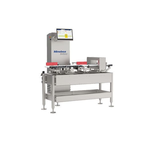Clasificadora ponderal para productos alimentarios - Flexus® Combi - Minebea Intec GmbH - de alta eficacia / detector de metales / con transportador de cinta