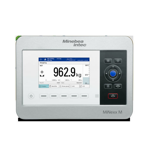 Indicador de pesaje digital - MiNexx® M - Minebea Intec GmbH - con pantalla táctil / benchtop / de pared