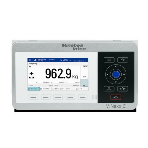 Indicador de pesaje digital - MiNexx® C - Minebea Intec GmbH - con pantalla táctil / benchtop / de pared