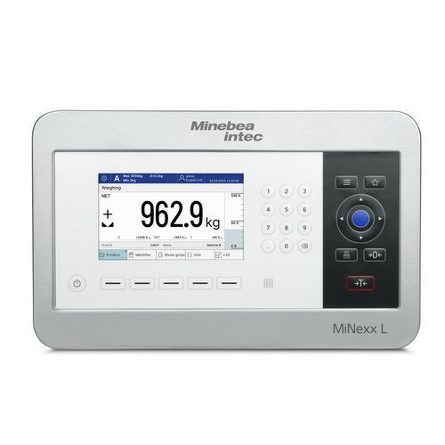 Indicador de pesaje digital - MiNexx® L - Minebea Intec GmbH - con pantalla táctil / benchtop / de pared