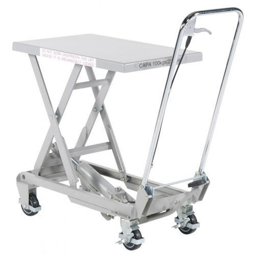 Mesa elevadora de tijeras simples - 516303900 - WHIPTRUCK - hidráulica / con pedal / móvil
