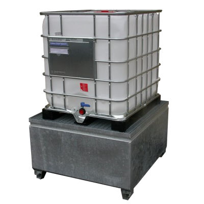 Cubeta de retención para contenedor IBC - 845006635  - FIMM - de acero galvanizado / rígida