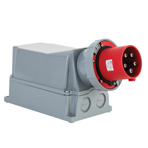 Clavija de pared - 406324 - Mete Enerji - IP67 / 5 polos / IEC
