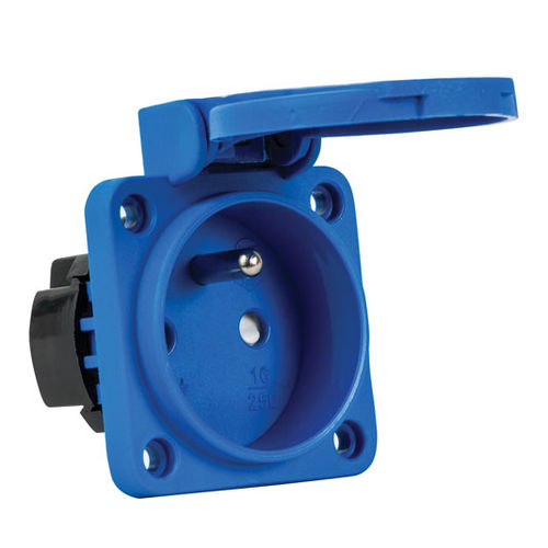 Tomacorriente para montar sobre panel - 40403306 - Mete Enerji - IP54 / 2 polos / IEC