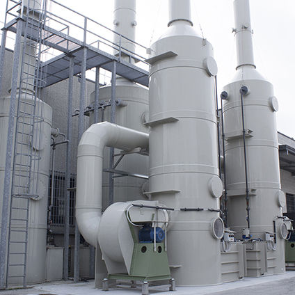 Lavador de gases en seco - CI/SV series - CAODURO impianti S.r.l. - químico