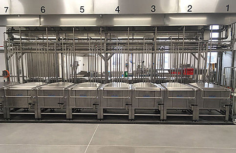 Cocedor industrial de vapor - A·S·T·A eismann GmbH - de acero inoxidable